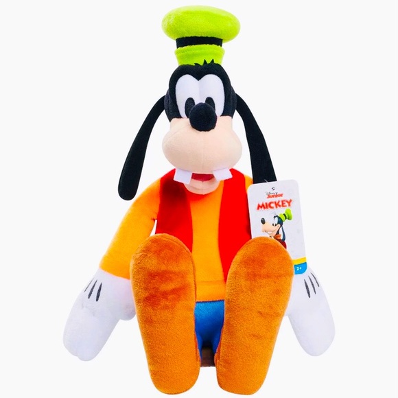 Disney Junior Goofy Plush Kids Mickey Mouse Fun House Stuffed Animal Just Play - Picture 1 of 8